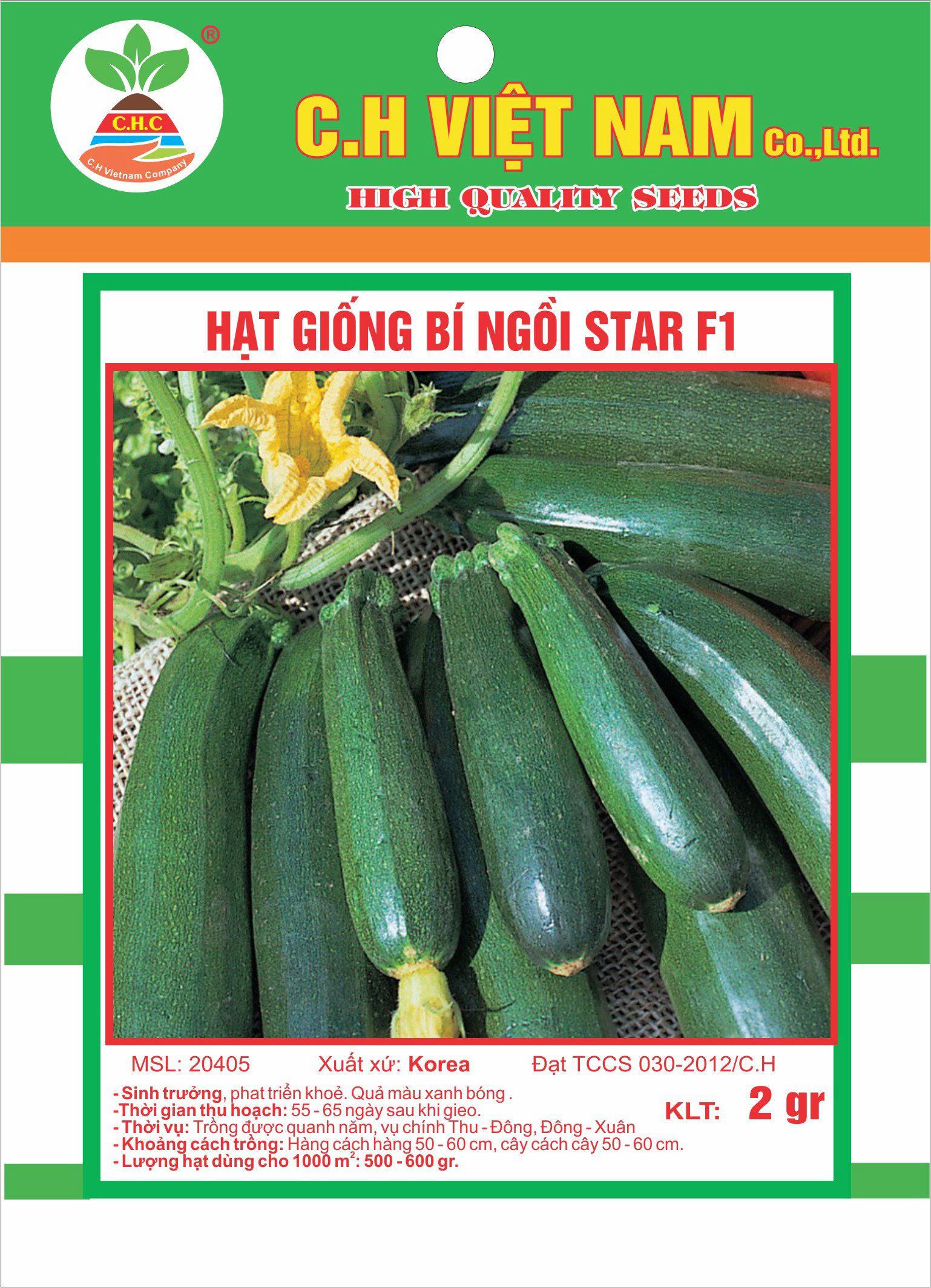 Star F1 zucchini seeds